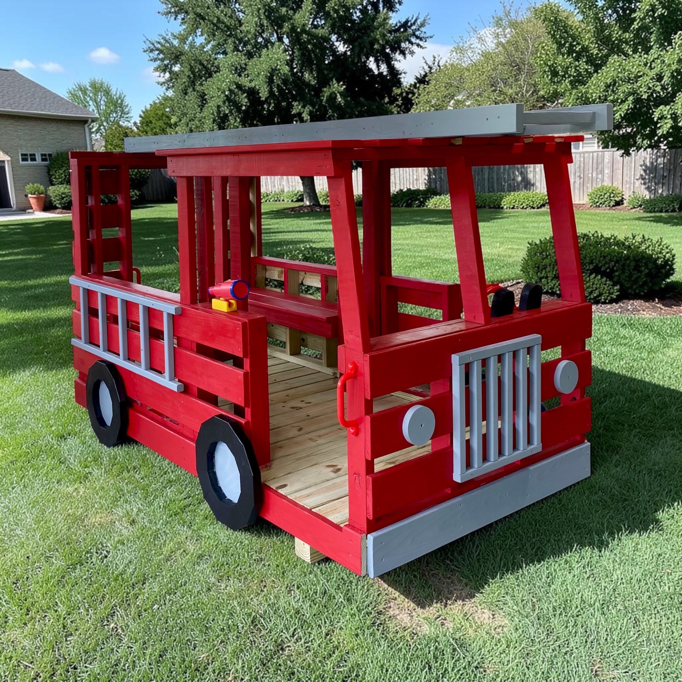 Custom Fire truck Play Set (wooden)